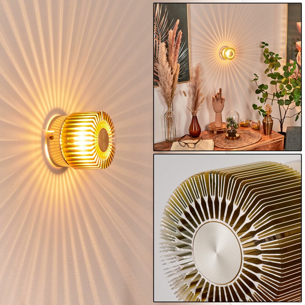Cantoni Wandleuchte Gold, 1-flammig main product photo