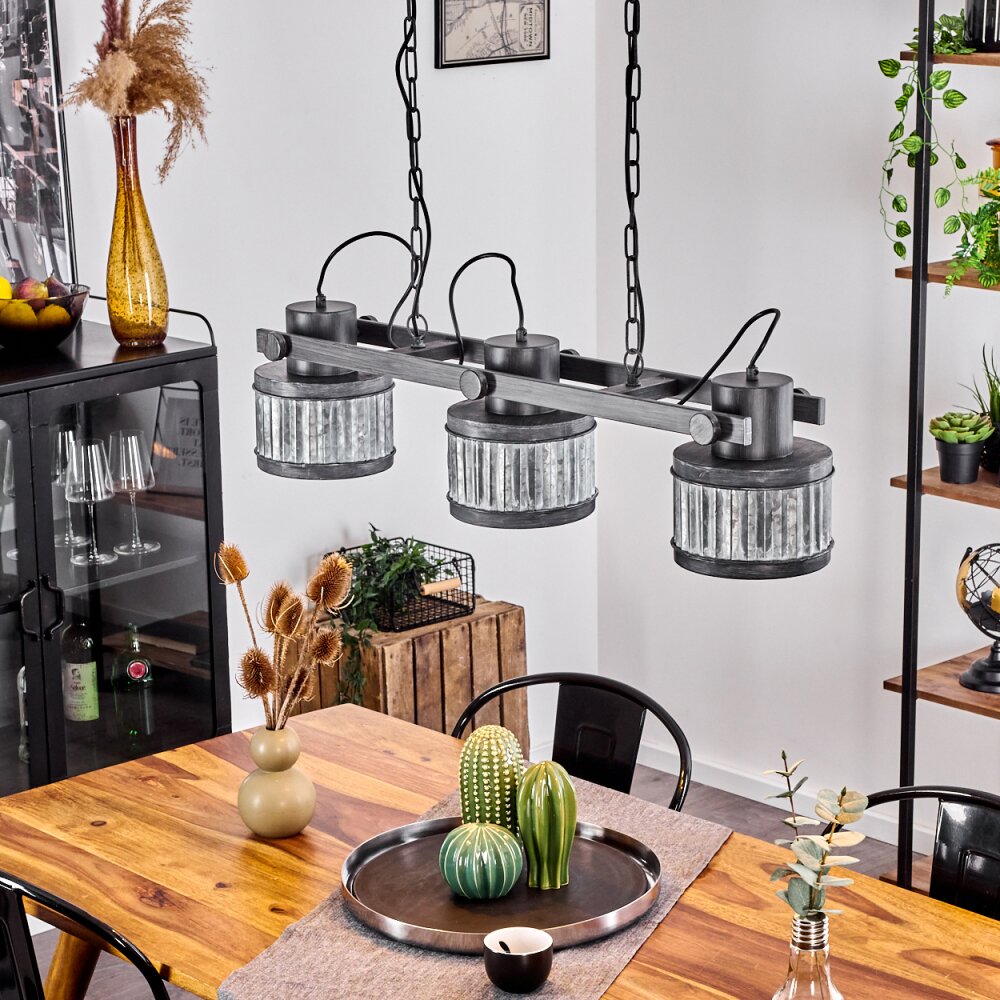 Holsa Pendelleuchte Schwarz, 3-flammig main product photo