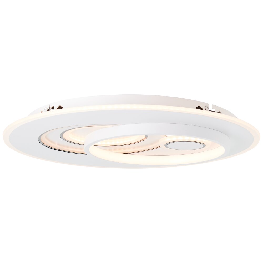 Brilliant Furtado Deckenleuchte LED Schwarz, Weiß, 1-flammig, Fernbedienung main product photo