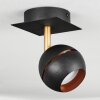 Tome    Deckenleuchte LED Messing, Schwarz, 1-flammig Tome    Deckenleuchte LED Messing, Schwarz, 1-flammig