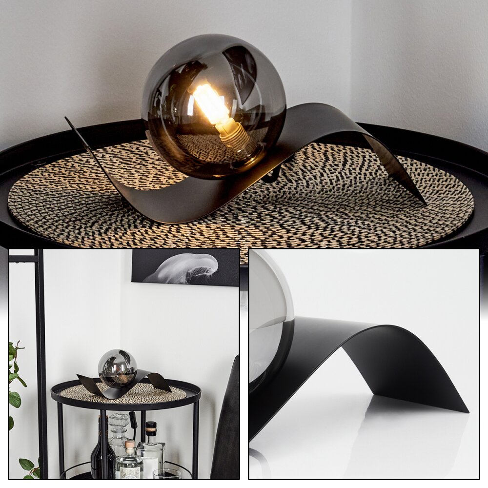 Cajoncito Tischleuchte Schwarz, 1-flammig main product photo