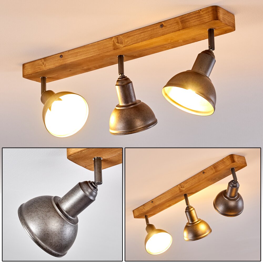 Tholen Deckenleuchte Braun, 3-flammig main product photo