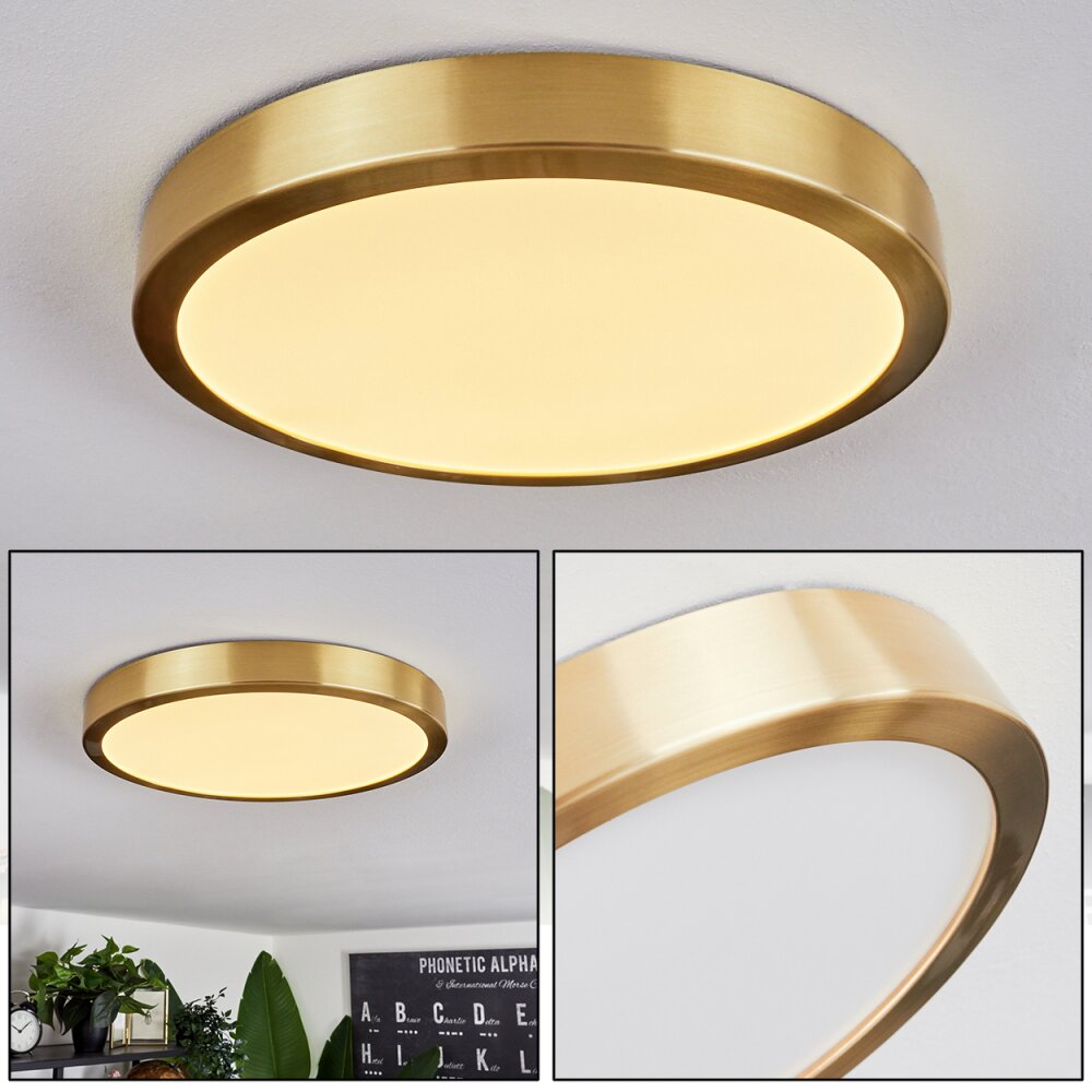 Finsrud Deckenpanel LED Gold, 1-flammig main product photo