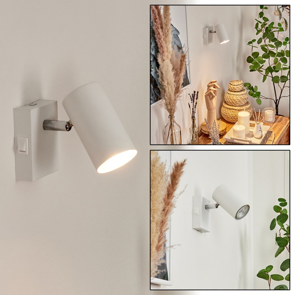 Javel Wandleuchte Chrom, Weiß, 1-flammig main product photo