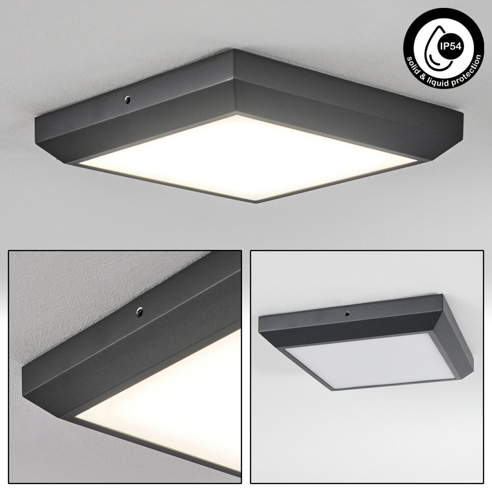 Alkmaar Außendeckenleuchte LED Anthrazit, 1-flammig main product photo
