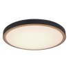 Globo SAMMI Deckenleuchte LED Messing, Schwarz, Weiß, 1-flammig