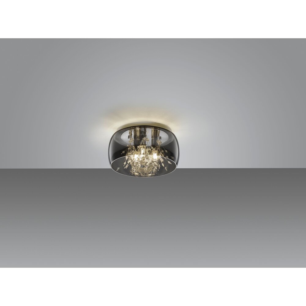 Trio Crystel Deckenleuchte Chrom, 3-flammig main product photo
