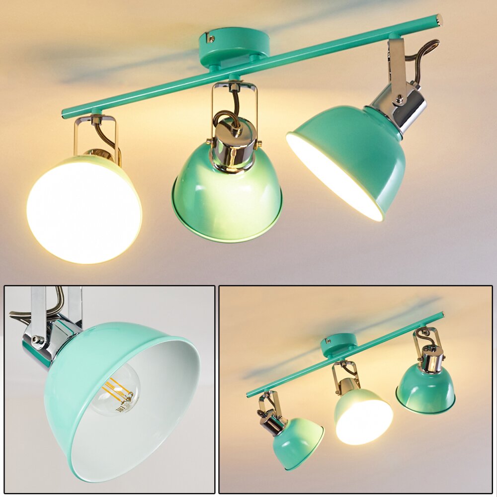 Borik Deckenleuchte Blau, 3-flammig main product photo