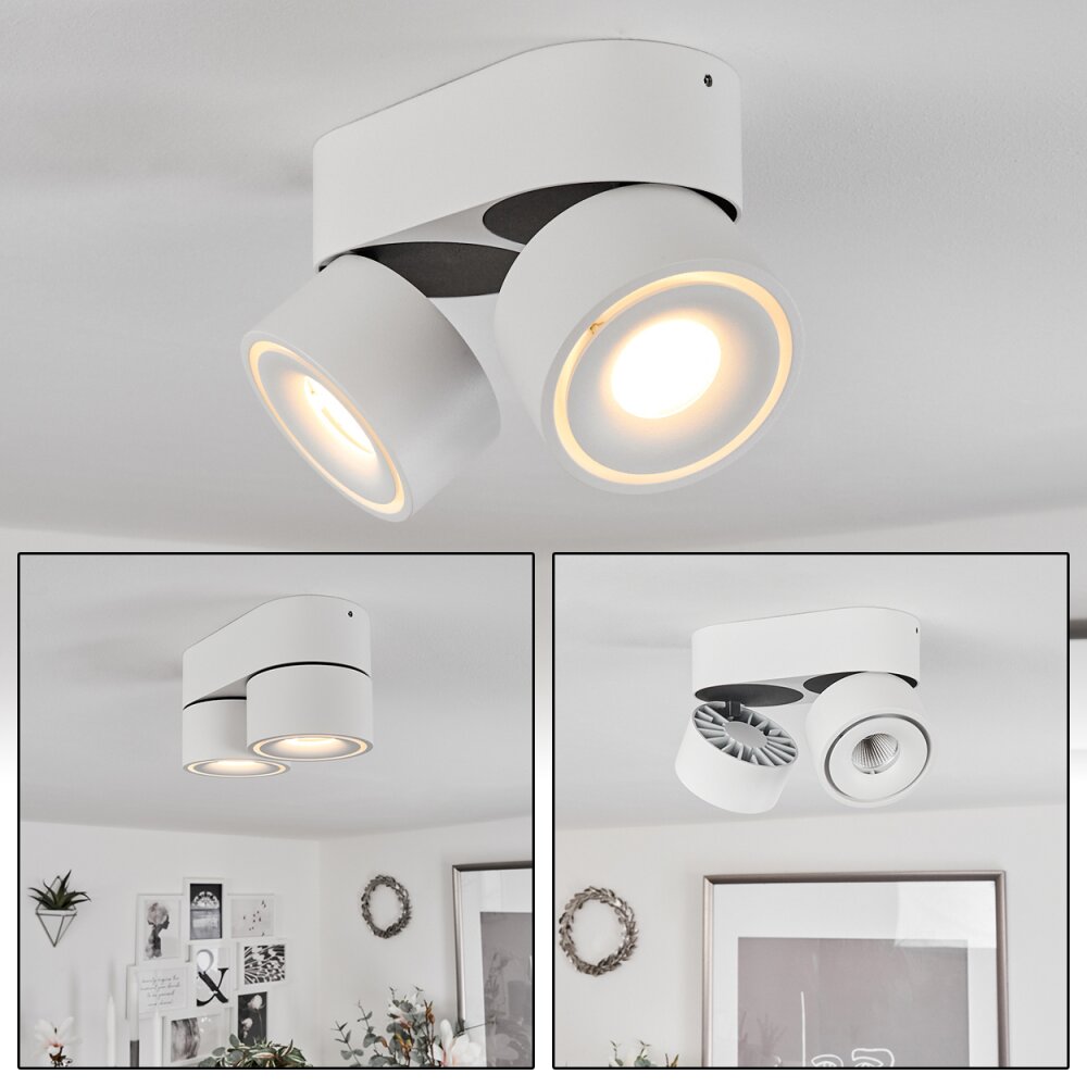 Laonsana Deckenleuchte LED Schwarz, Weiß, 2-flammig main product photo