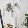 Villaseca Wandleuchte LED Nickel-Matt, 2-flammig Villaseca Wandleuchte LED Nickel-Matt, 2-flammig