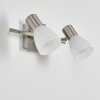 Villaseca Wandleuchte LED Nickel-Matt, 2-flammig Villaseca Wandleuchte LED Nickel-Matt, 2-flammig