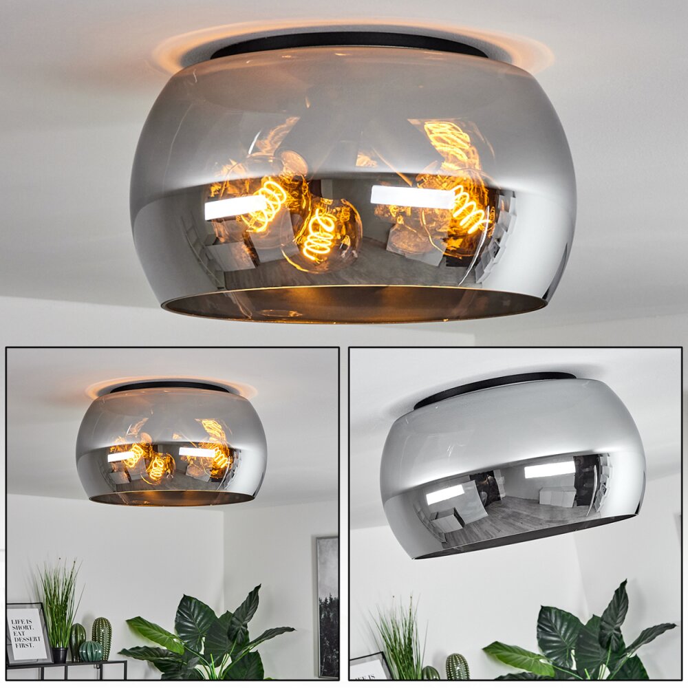 Lissy Deckenleuchte Schwarz, 3-flammig main product photo