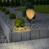 Globo HERZ Solarleuchte LED Holzoptik, 13-flammig