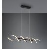 Trio Sequence Pendelleuchte LED Aluminium, Schwarz, 1-flammig