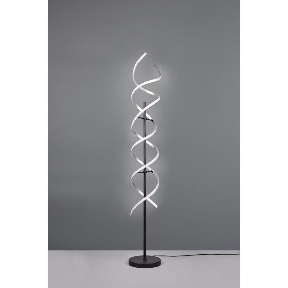 Trio Sequence Stehleuchte LED Aluminium, Schwarz, 1-flammig main product photo