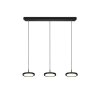 Trio Tray Pendelleuchte LED Schwarz, 3-flammig