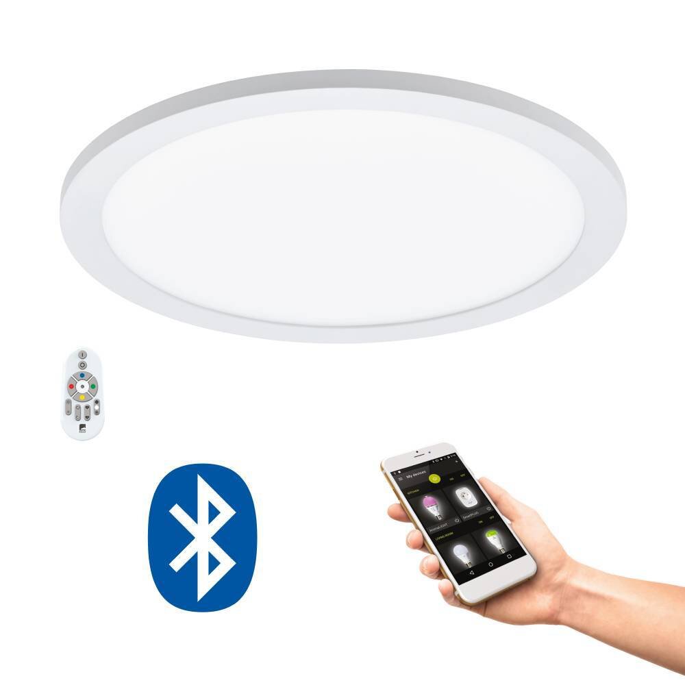 Eglo Leuchten SARSINA-C Deckenpanel LED Weiß, 1-flammig, Fernbedienung, Farbwechsler main product photo