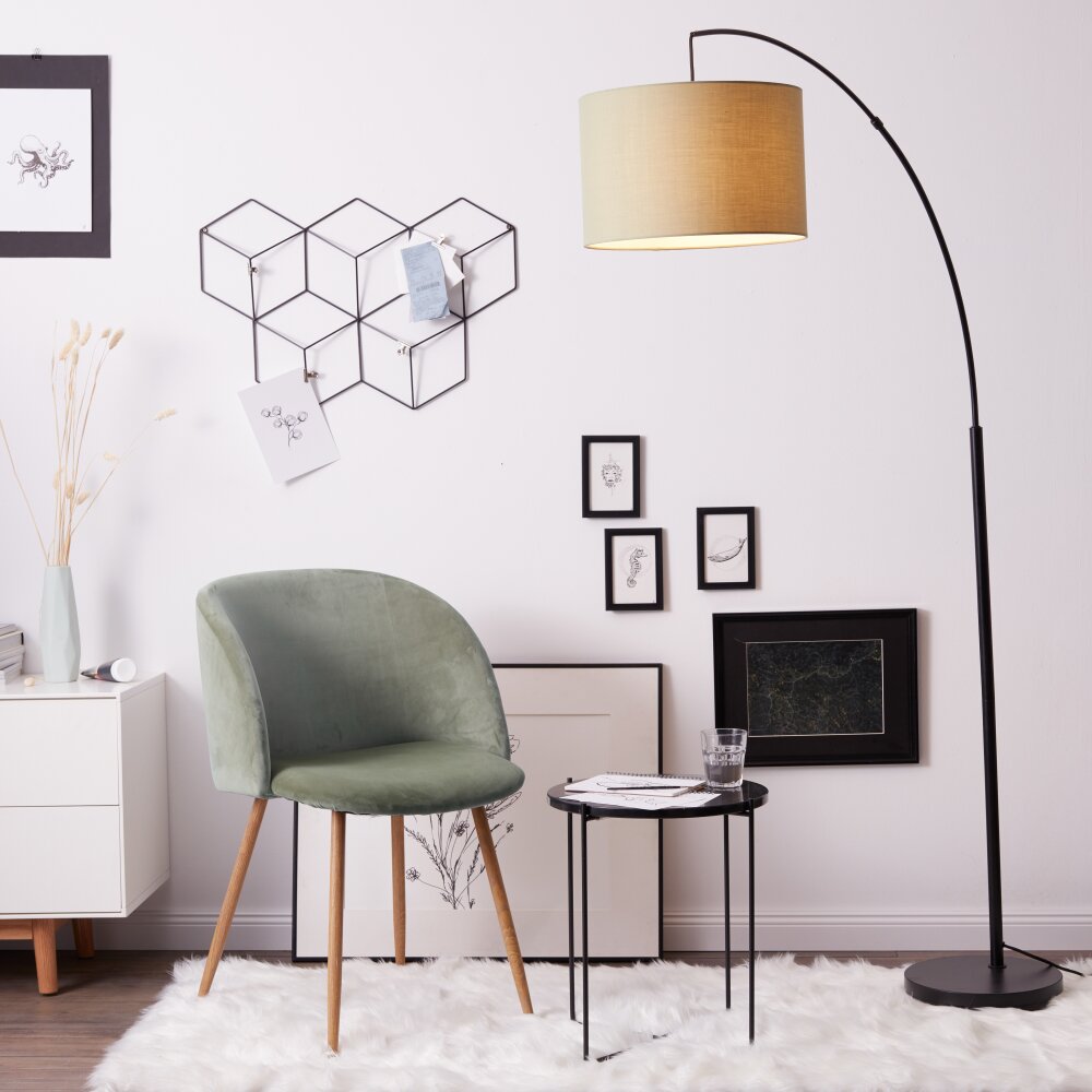 Brilliant Leuchten Aike Stehlampe Schwarz, 1-flammig main product photo