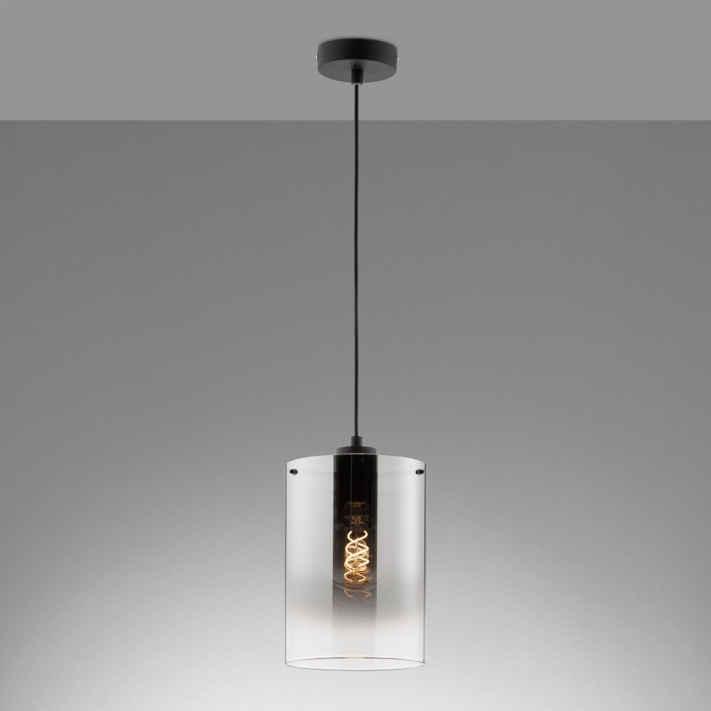 Fischer & Honsel Samu Pendelleuchte Schwarz, 1-flammig main product photo