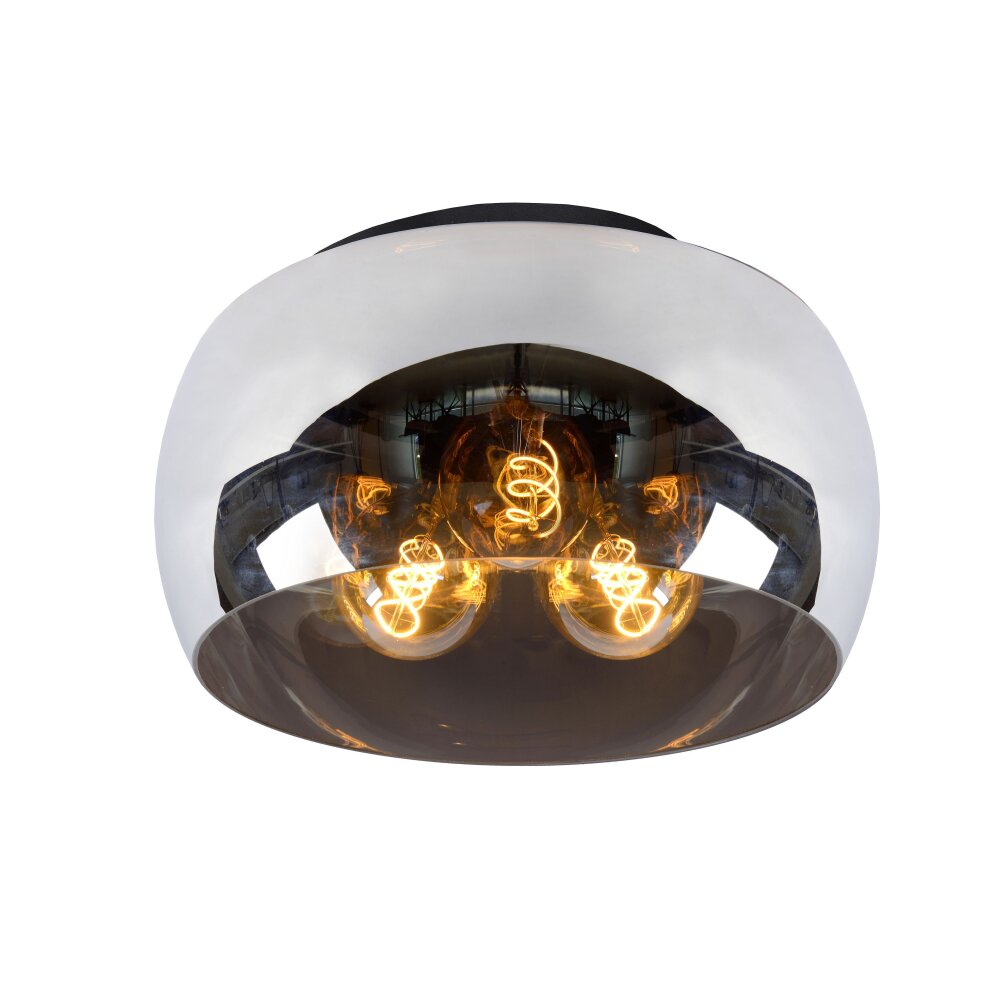 Lucide OLIVIA Deckenleuchte Schwarz, 3-flammig main product photo