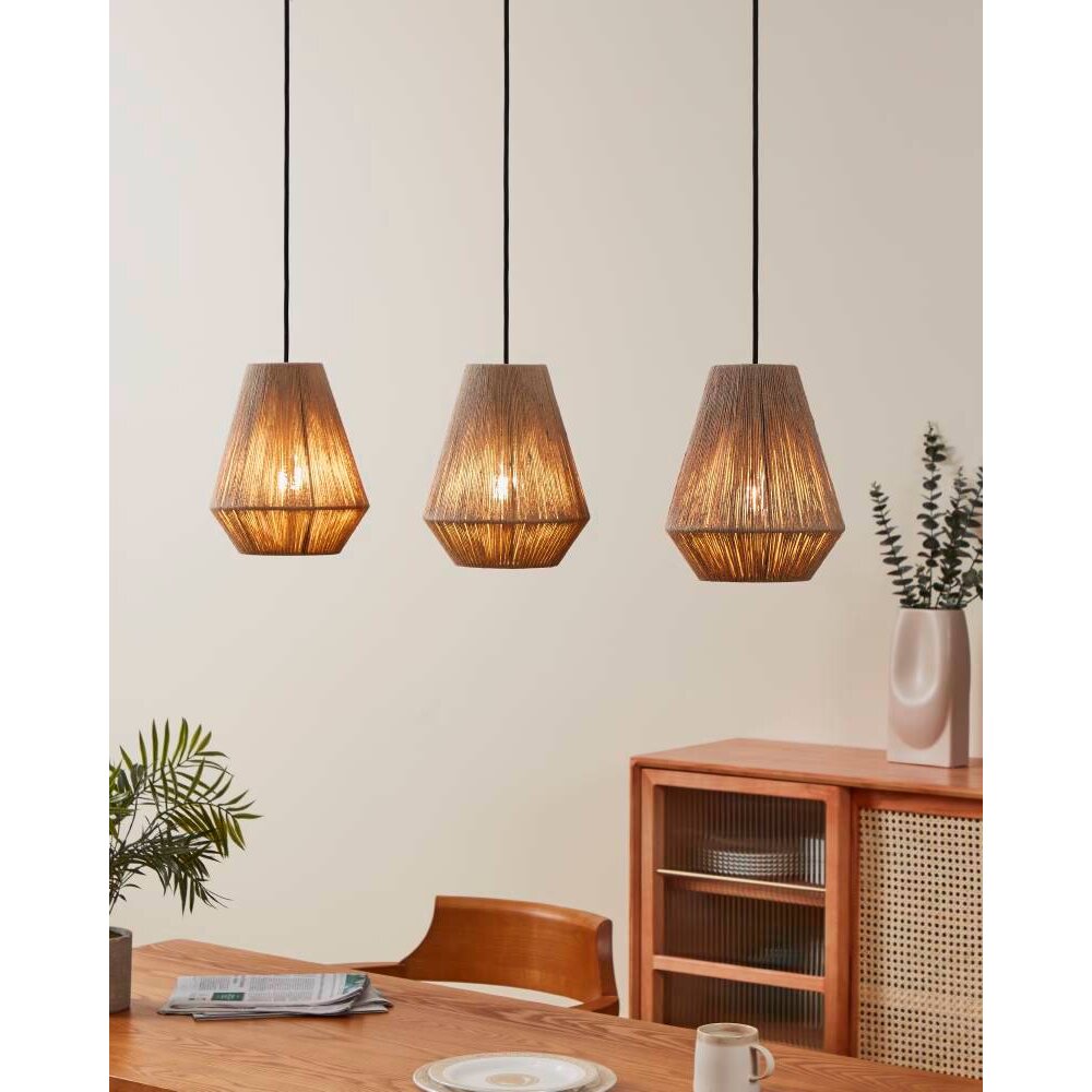 Eglo ALDERNEY Hängeleuchte Schwarz, 3-flammig main product photo
