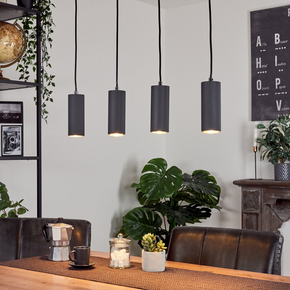 Javel Pendelleuchte Braun, Holzoptik, 4-flammig main product photo