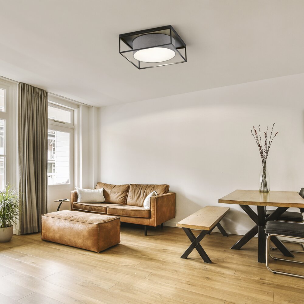 Fischer & Honsel Carre Deckenleuchte Schwarz, 4-flammig main product photo