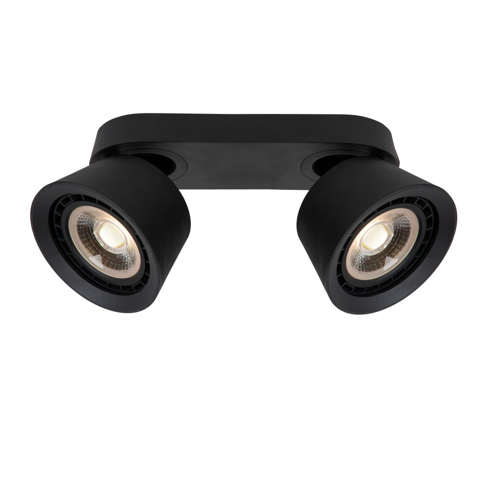 Lucide TRIGONO Deckenleuchte Schwarz, 2-flammig main product photo