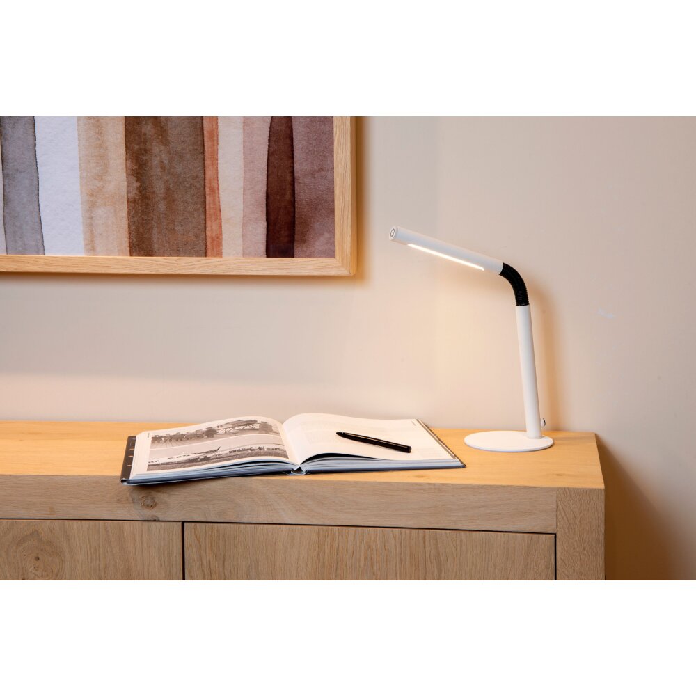 Lucide GILLY Schreibtischleuchte LED Weiß, 1-flammig main product photo