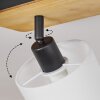Alsen Deckenleuchte Naturfarben, Schwarz, 2-flammig