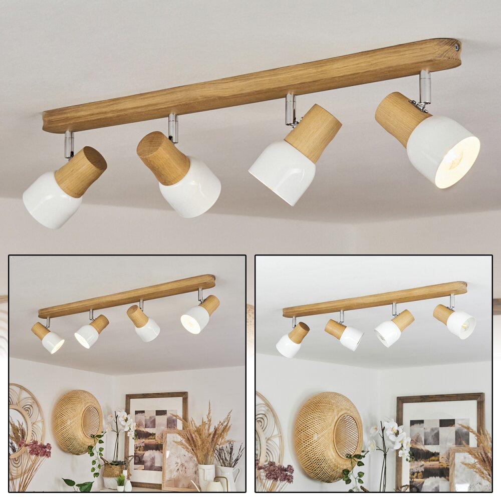 Breuvannes Deckenleuchte Chrom, Naturfarben, 4-flammig main product photo