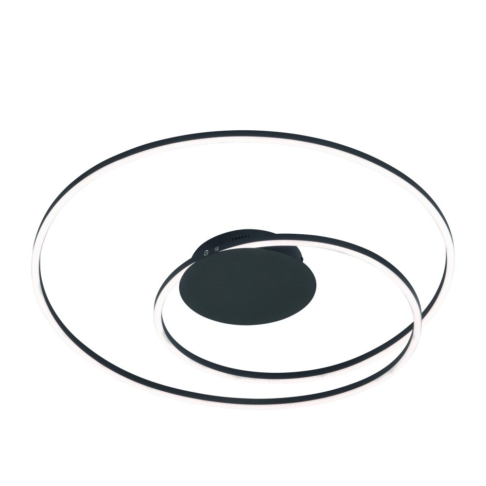Fischer & Honsel Holy Deckenleuchte LED Schwarz, 1-flammig, Fernbedienung main product photo