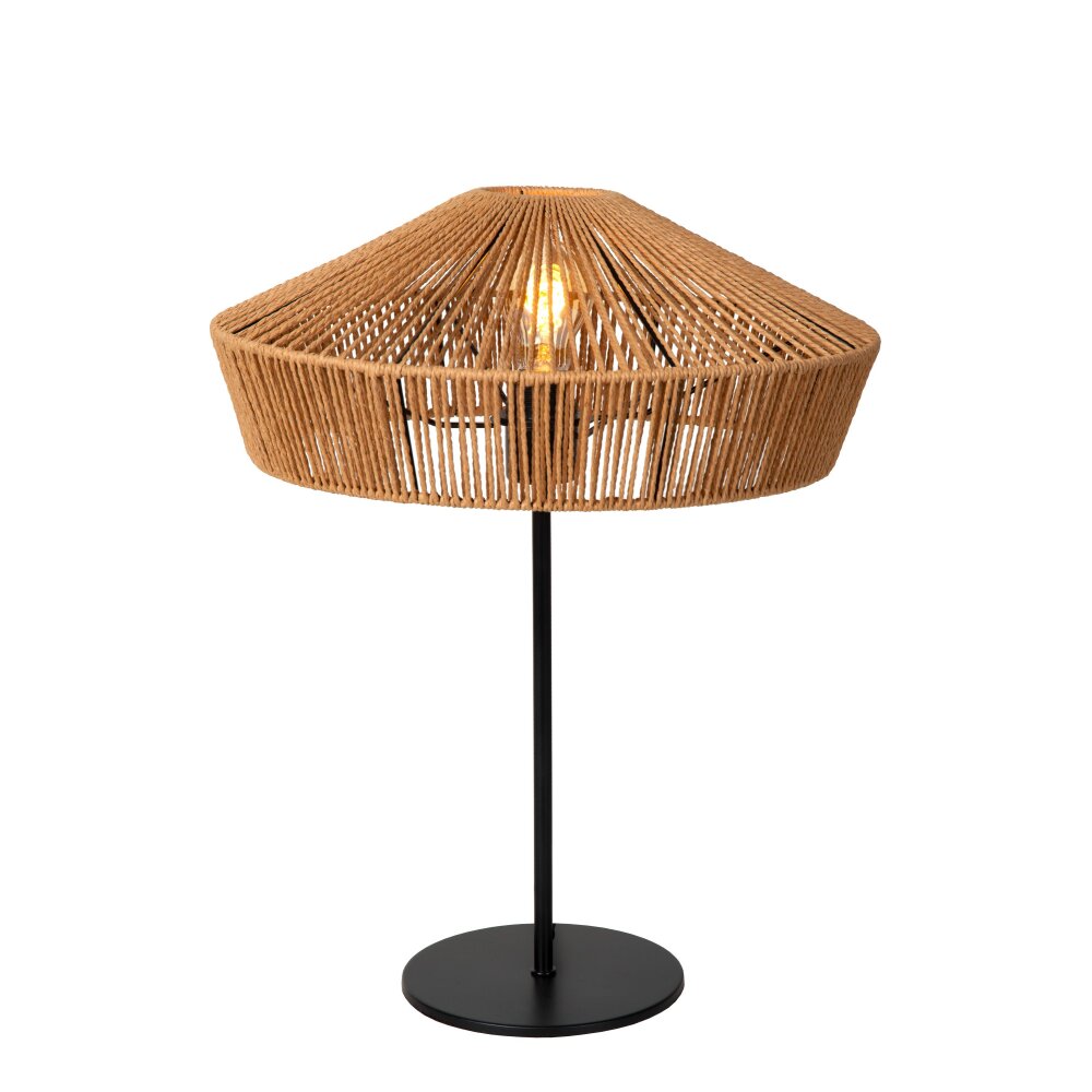 Lucide YUNKAI Tischleuchte Schwarz, 1-flammig main product photo