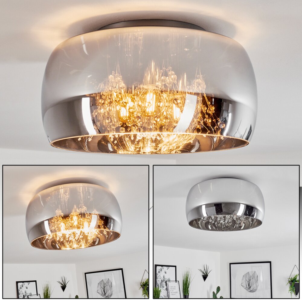 Belleguette Deckenleuchte Silber, 3-flammig main product photo