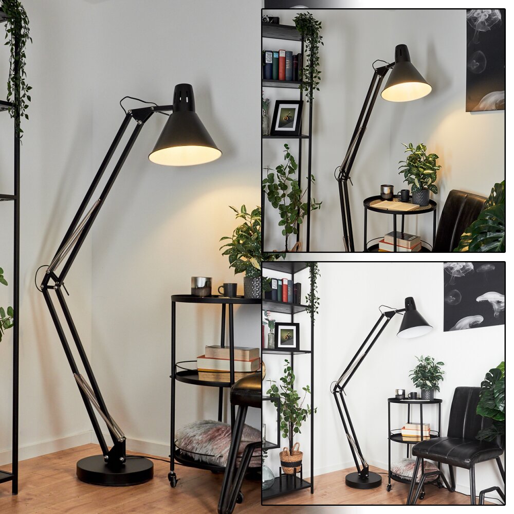 Estancarbon Stehleuchte Schwarz, 1-flammig main product photo