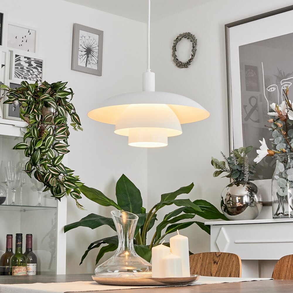 Sundet Hängeleuchte Weiß, 1-flammig main product photo