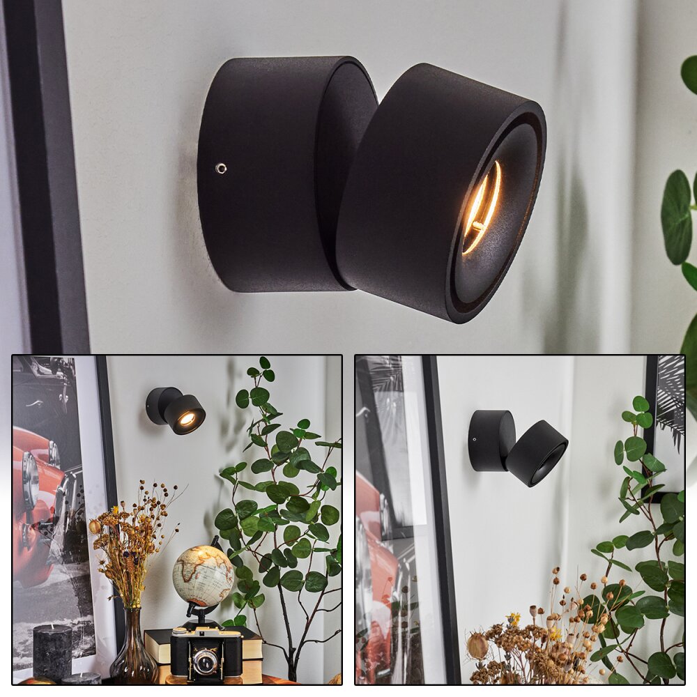 Laonsana Wandleuchte LED Schwarz, 1-flammig main product photo