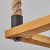 Lautremen Deckenleuchte Braun, Naturfarben, Schwarz, 4-flammig Lautremen Deckenleuchte Braun, Naturfarben, Schwarz, 4-flammig