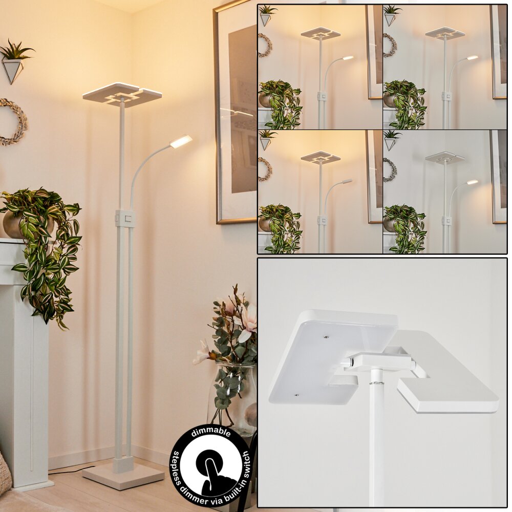 Janze Deckenfluter LED Weiß, 2-flammig main product photo