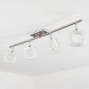 Villenauxe Deckenleuchte LED Chrom, Nickel-Matt, 4-flammig