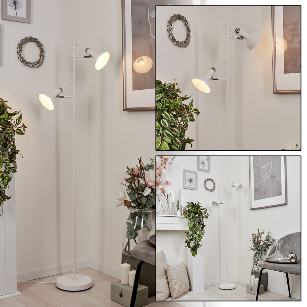 Vouzy Stehleuchte Weiß, 2-flammig main product photo