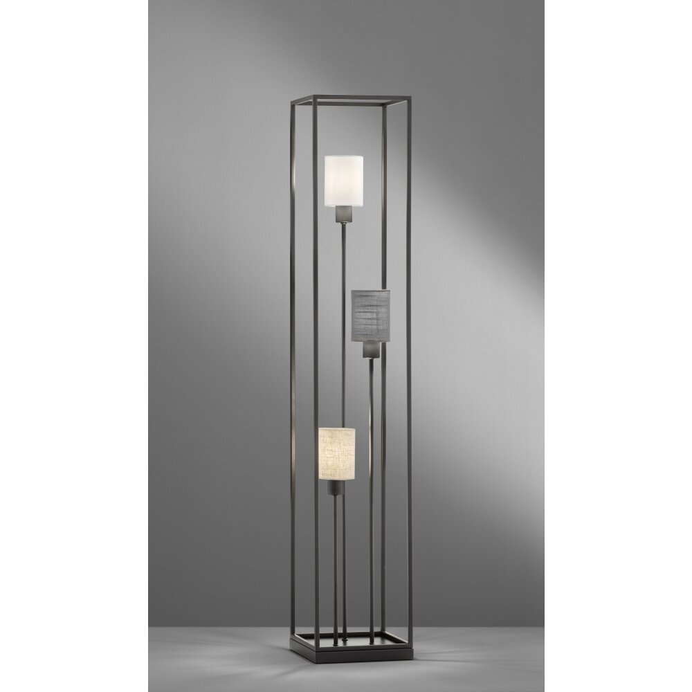Fischer & Honsel Isko Stehleuchte Schwarz, 3-flammig main product photo