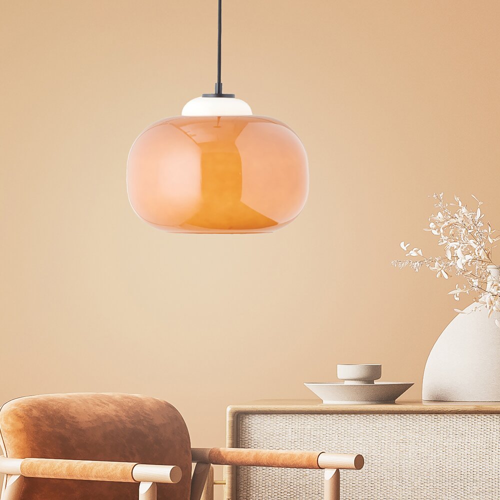 Brilliant Blop Pendelleuchte Schwarz, 1-flammig main product photo