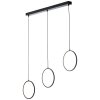 Brilliant Chaumont Pendelleuchte LED Schwarz, 3-flammig