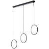 Brilliant Chaumont Pendelleuchte LED Schwarz, 3-flammig