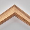 Longvic Deckenpanel LED Braun, Holzoptik, Schwarz, 1-flammig