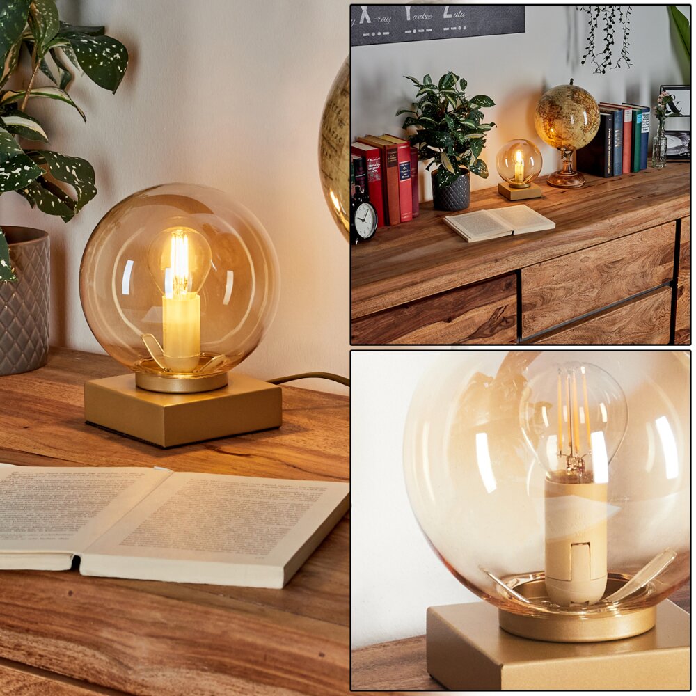 Rascoupet Tischleuchte Gold, 1-flammig main product photo