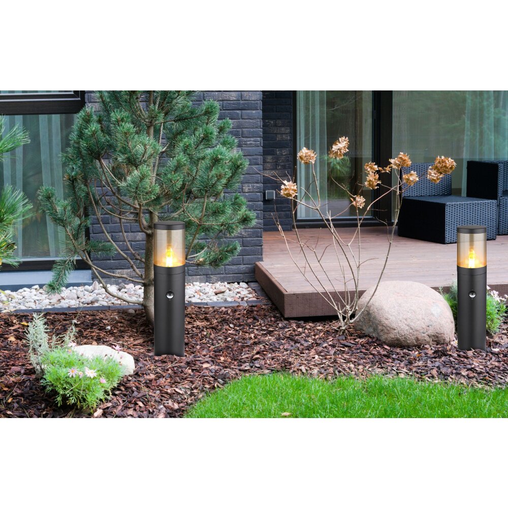 Globo XELOO Wegeleuchte Schwarz, 1-flammig, Bewegungsmelder main product photo