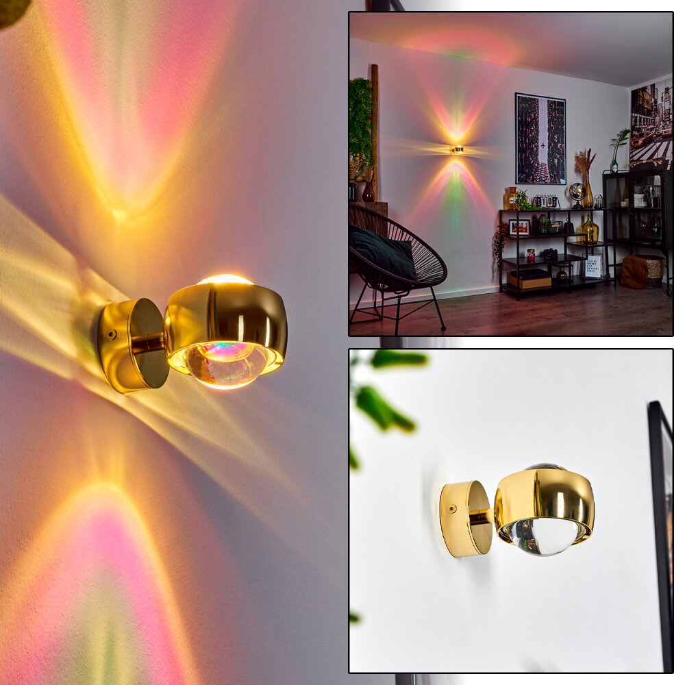 Sapri Wandleuchte Gold, 1-flammig main product photo