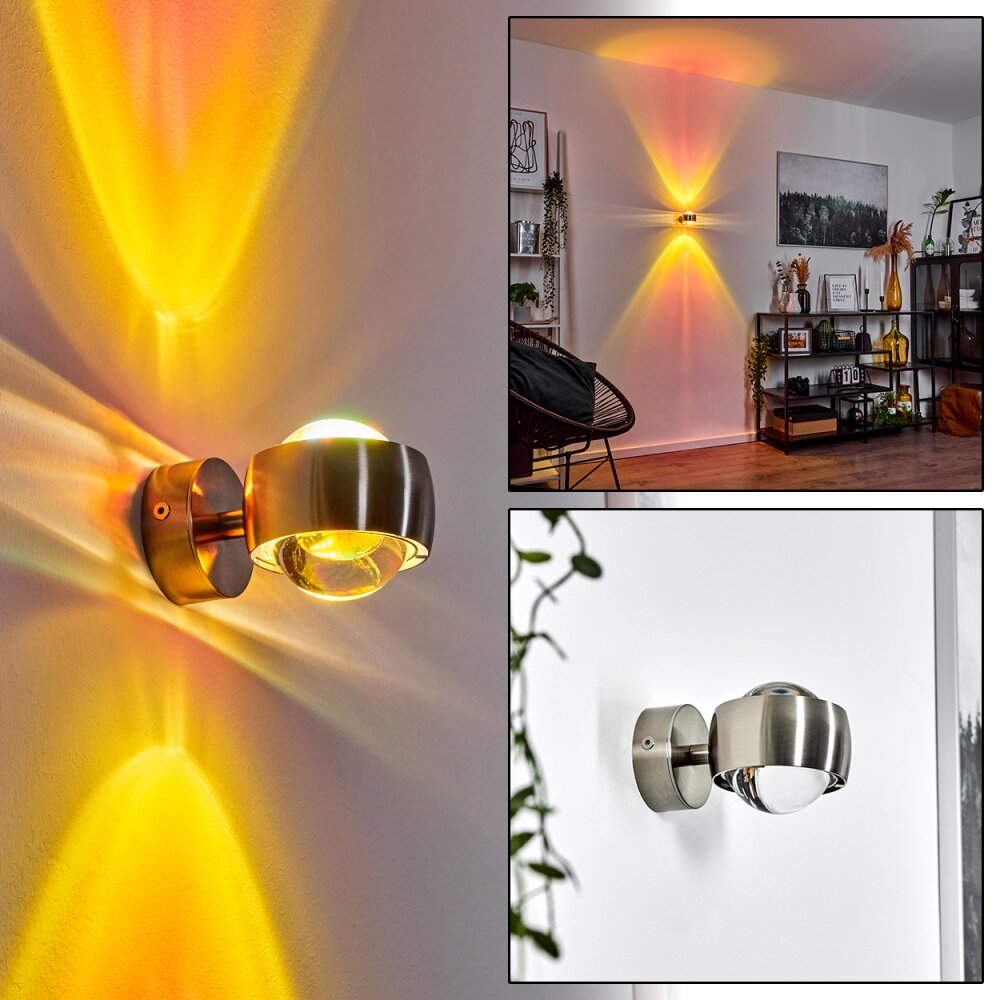 Sapri Wandleuchte Nickel-Matt, 1-flammig main product photo